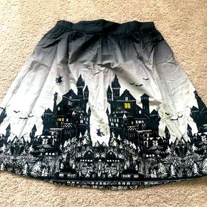 NWOT ModCloth Haunted Castle High Waist Skirt